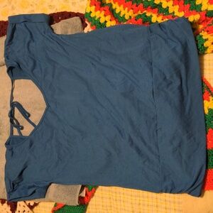 NWT Vintage 3X 725 Open Back, Tie Strap Shirt